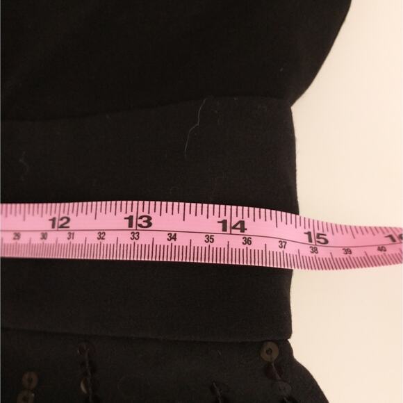 Laundry by Shelli Segal Cocktail Dress Wmn's Sz 8 Black Sequined Sleeveless - Picture 10 of 14